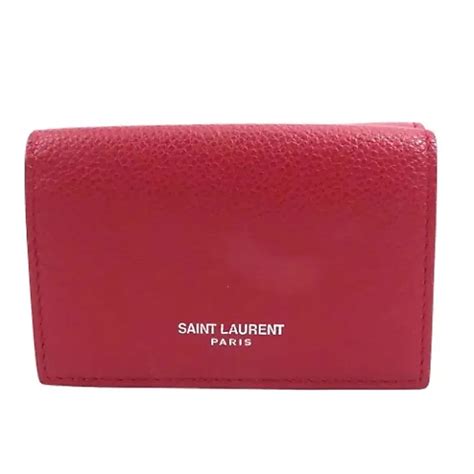 Yves Saint Laurent Portemonnaies aus Leder 